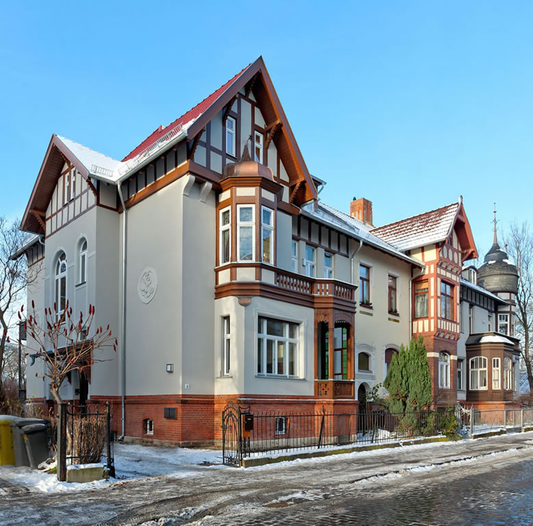 Jugendstilvilla in Erfurt – Straßenansicht