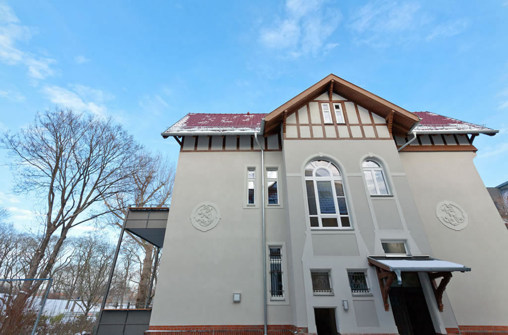 Jugendstilvilla in Erfurt – Seitenansicht