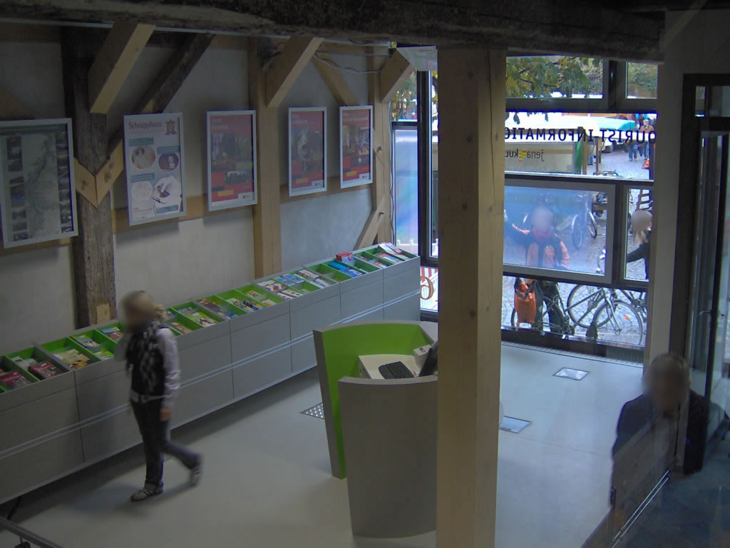 Touristenformation Jena – Innenraum