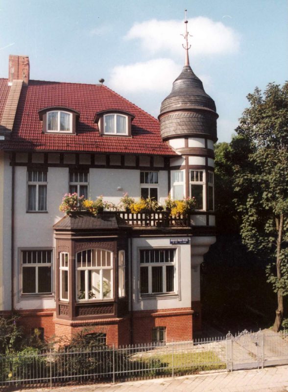 ugenstilvilla in Erfurt – Straßenansicht