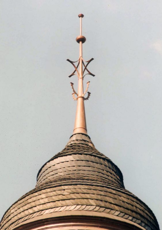 Jugenstilvilla in Erfurt  – Turmspitze